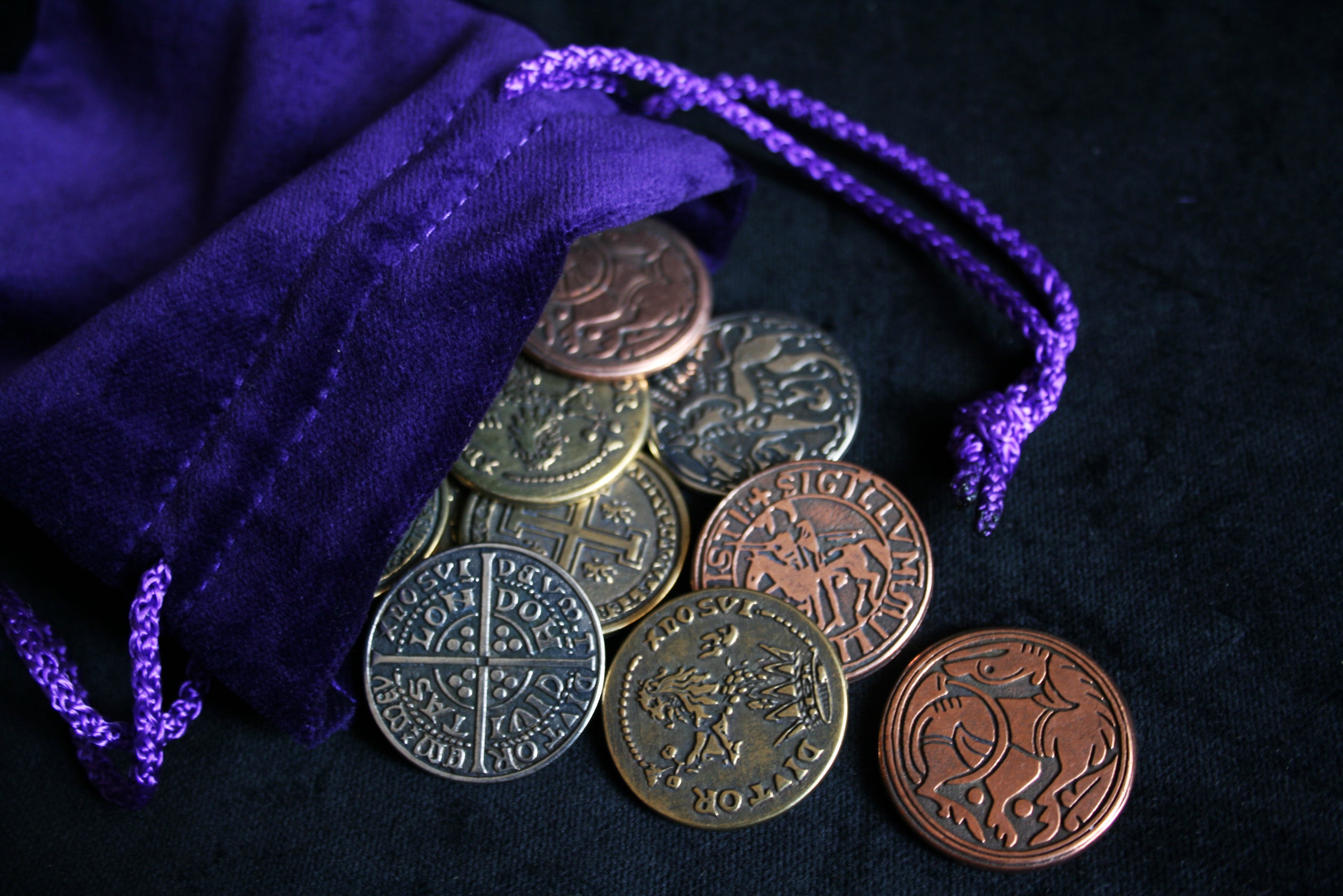 drawlab-legendary-metal-coins-medieval-set-metallm-nzen-20er image 2