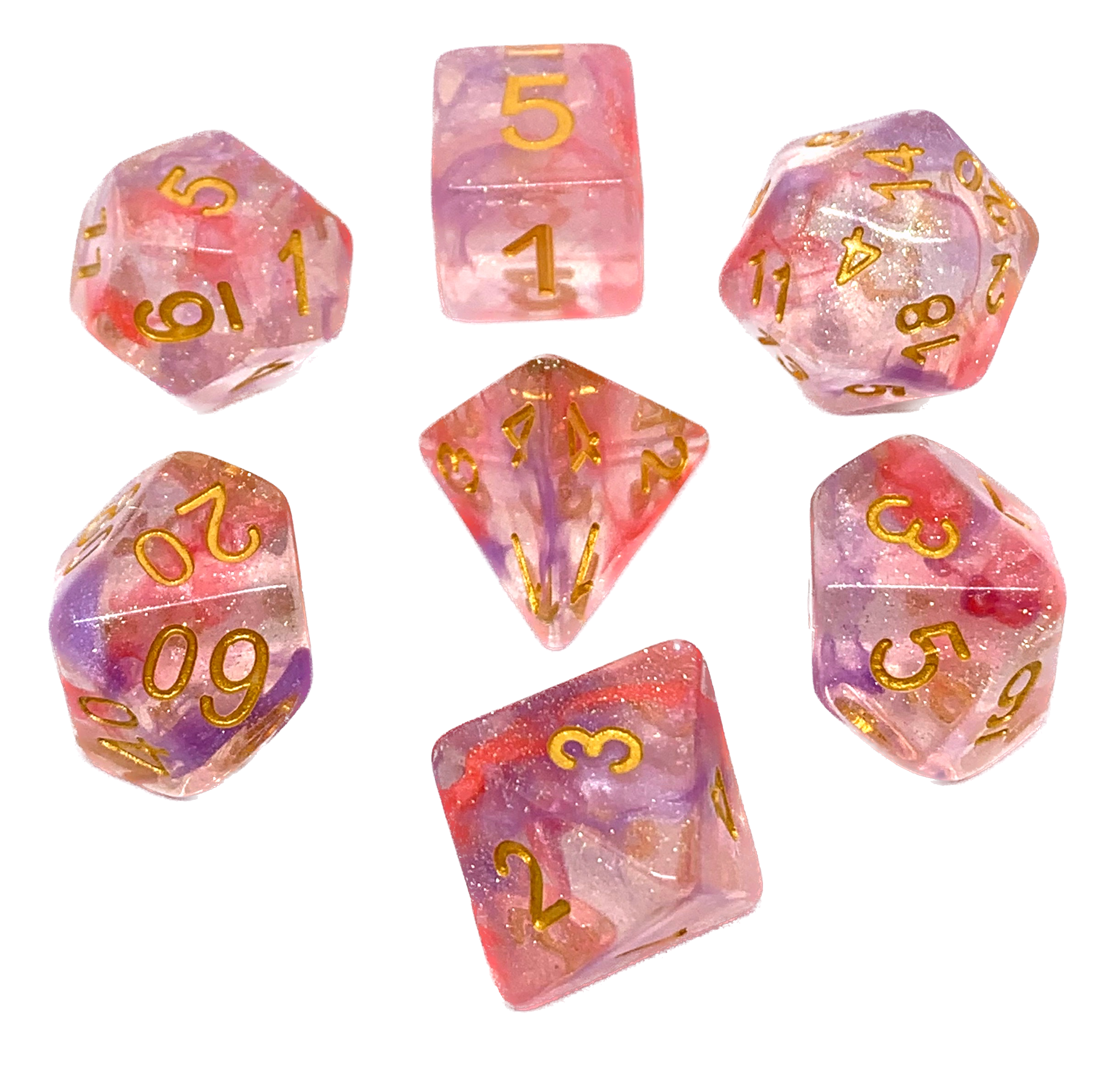 dice4friends-7-teiliges-rpg-w-rfelset-galaxy-luminous-ruby image 2