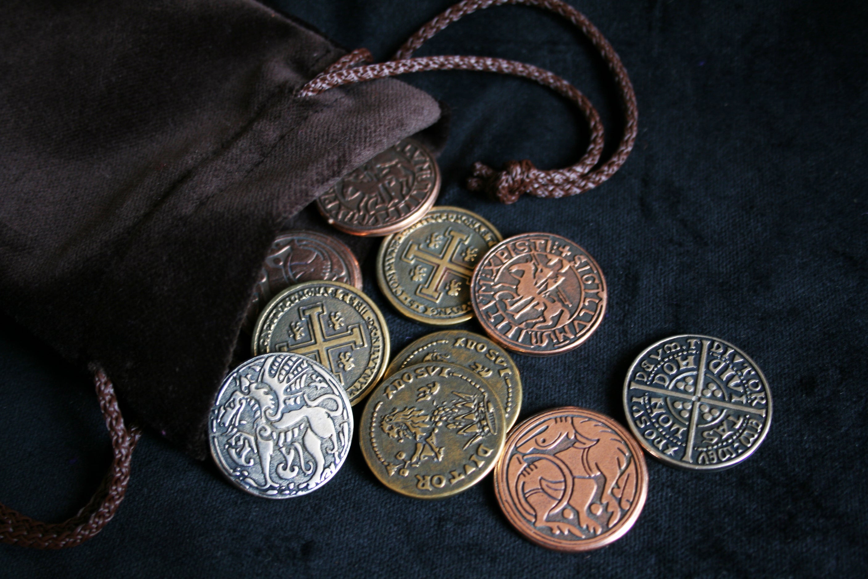 drawlab-legendary-metal-coins-medieval-set-metallm-nzen-20er image 5