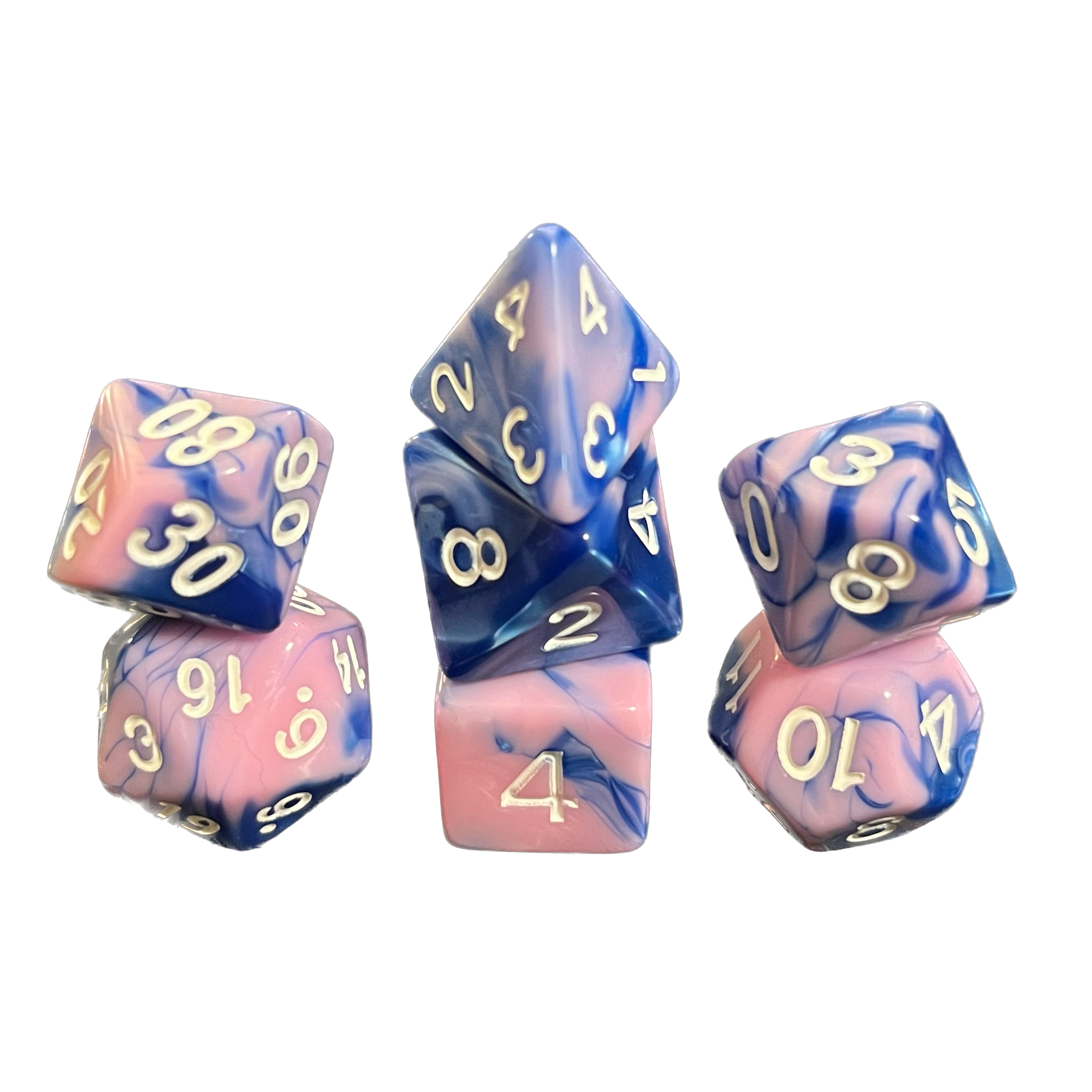 dice4friends-7-teiliges-rpg-w-rfelset-pink-galaxy-w-rfel-verlauf image 1