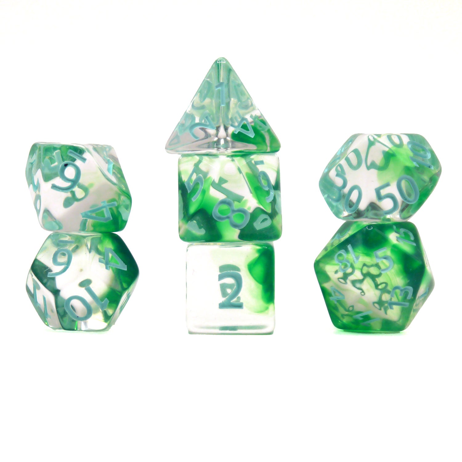 dice4friends-rpg-w-rfelset-transparent-nebula-bamboo-7er image 1