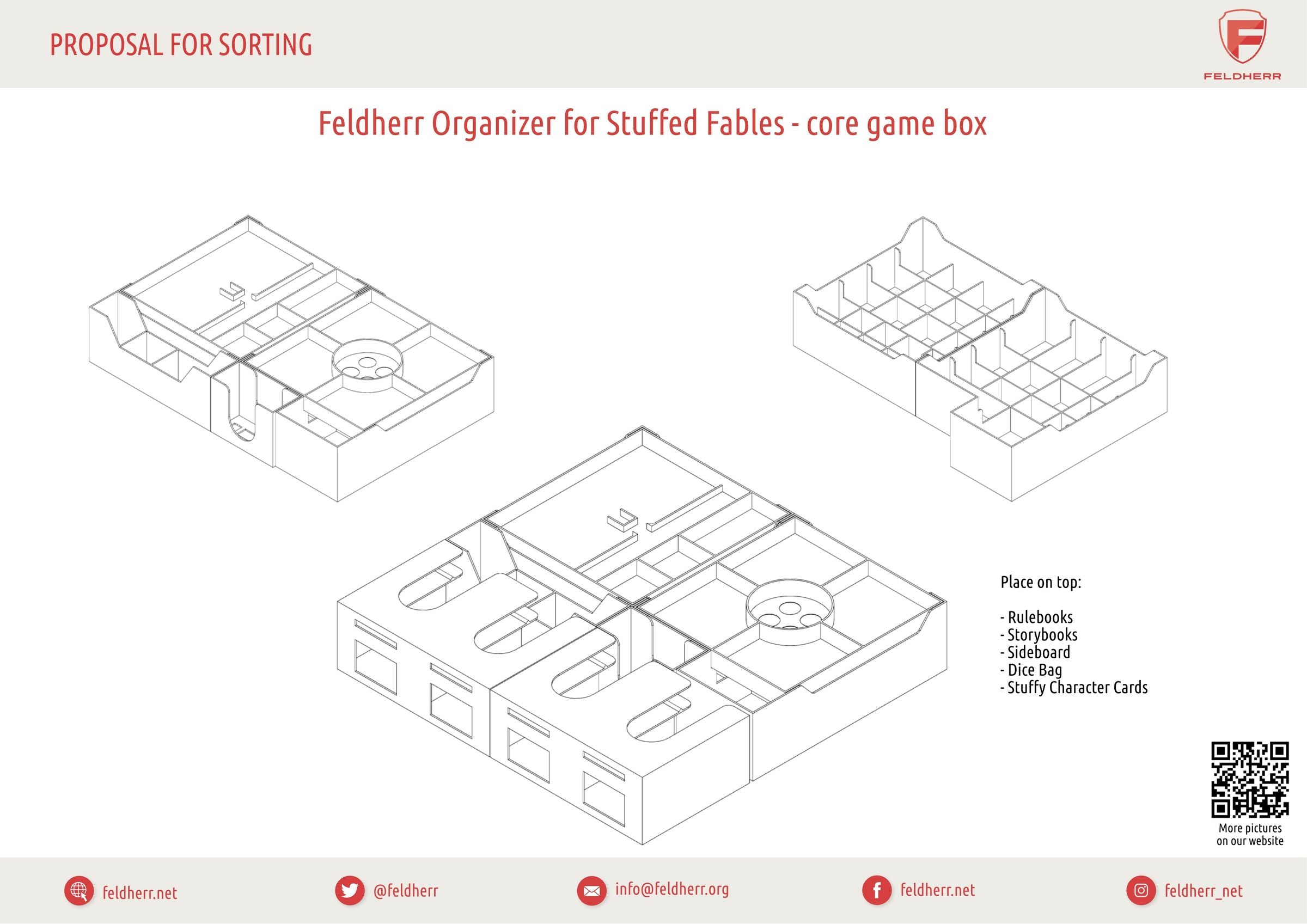 feldherr-stuffed-fables-organizer-einsatz-grundspiel-box image 5