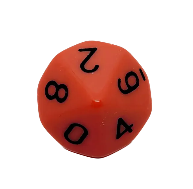dice4friends-einzelw-rfel-d10-rot-schwarz-w10-0-9 image 1