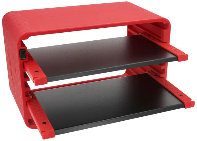 feldherr-hsvr7150-miniatur-transport-case-magnetkoffer-rot-half-size image 1