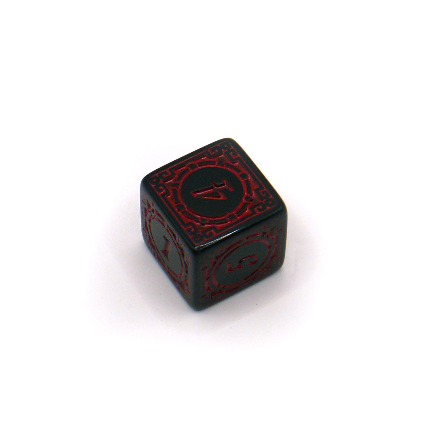 dice4friends-d6-magic-flame-augenw-rfel-rot-schwarz-15mm image 2