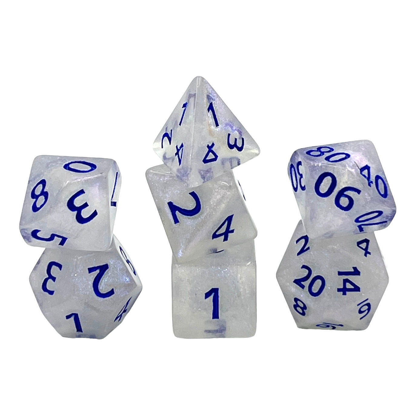 dice4friends-7-teiliges-rpg-w-rfelset-frosted-polar-crush-glitzer image 1