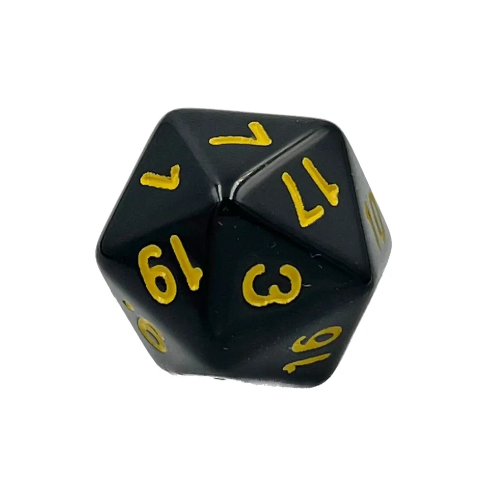 dice4friends-d20-w-rfel-schwarz-gelb-einzelw-rfel-w20-acryl image 1