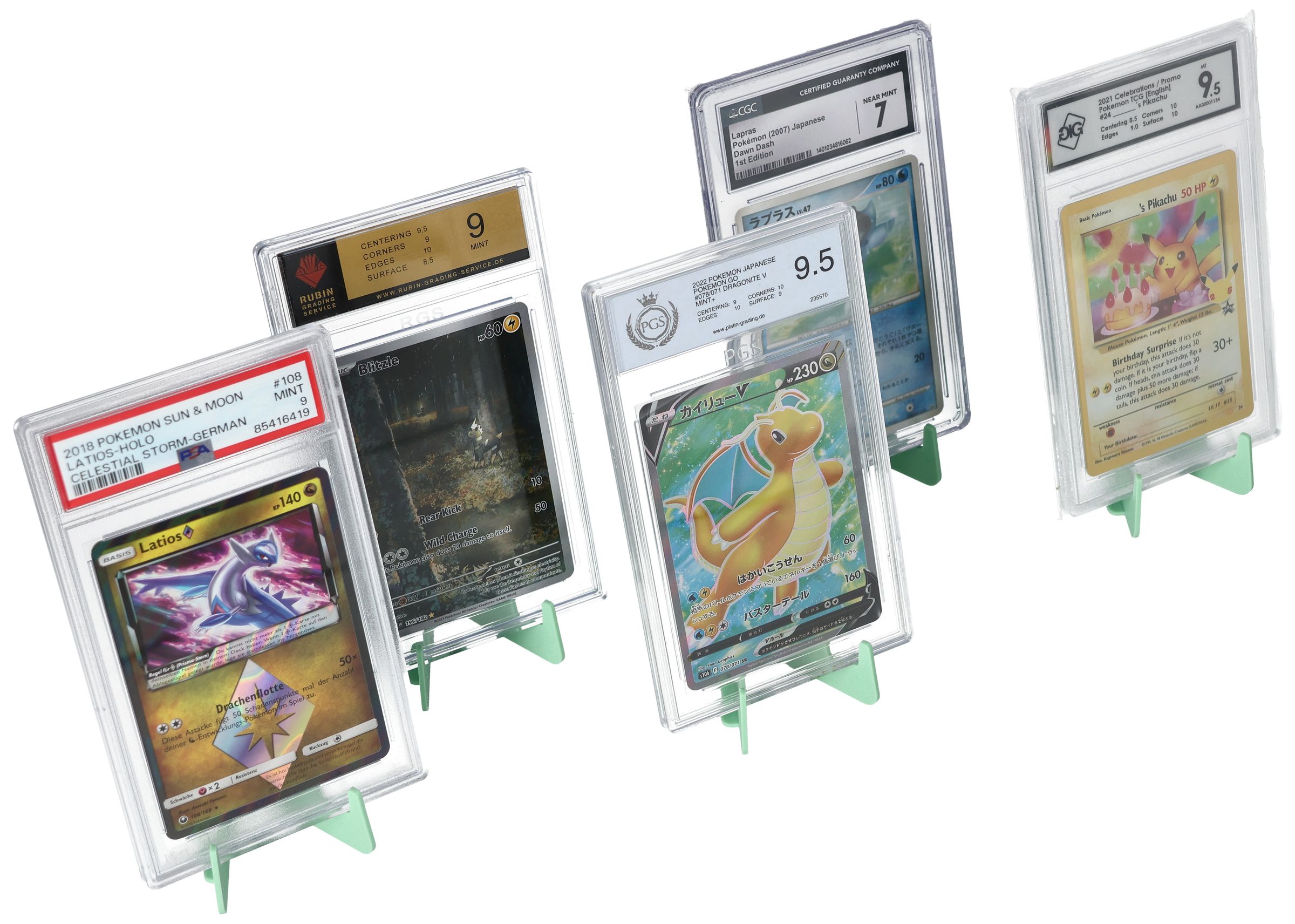 feldherr-kartenst-nder-faltbar-5er-set-graded-cards-schwarz image 4