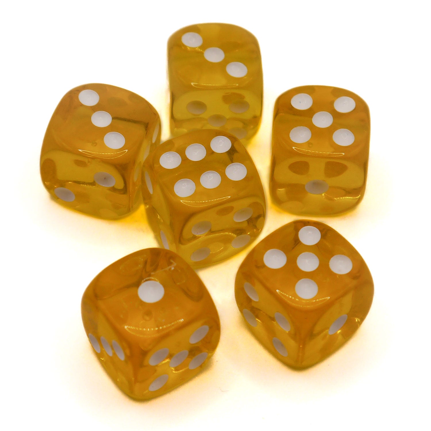 dice4friends-d6-augenw-rfel-set-transparent-yellow-6-w-rfel-16mm image 2
