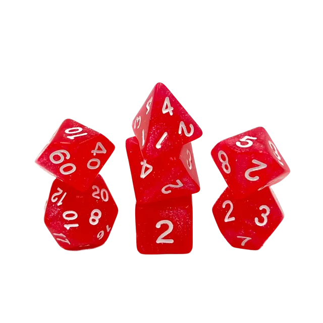 dice4friends-confetti-ruby-red-rpg-w-rfelset-7-teilig-rot image 1