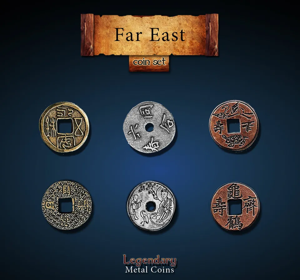 drawlab-legendary-metal-coins-far-east-m-nzset-20-st-ck image 1