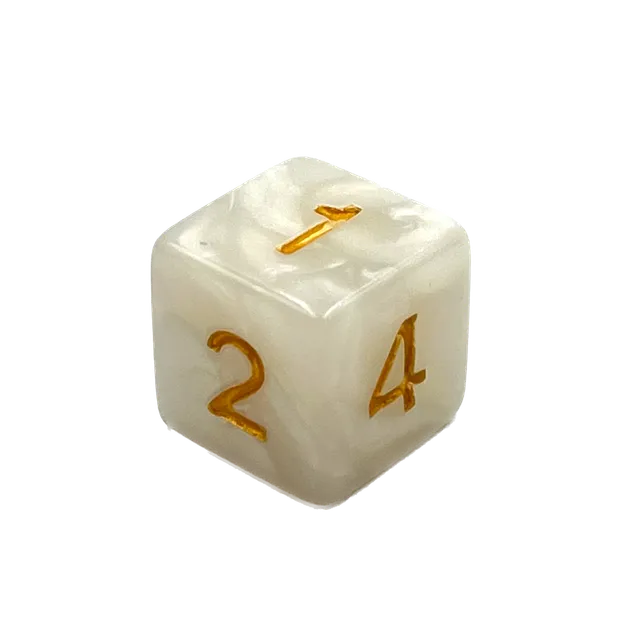 dice4friends-d6-augenw-rfel-pearl-white-gold-w6-wei-1-st-ck image 1