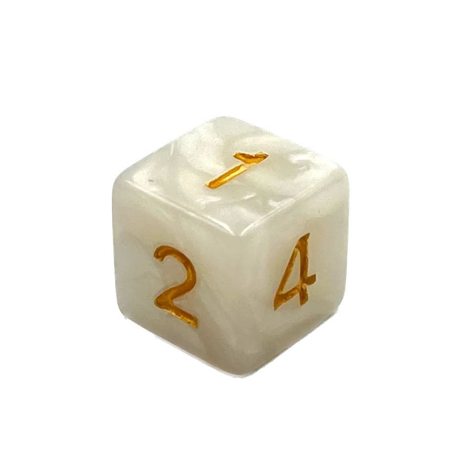 dice4friends-d6-augenw-rfel-pearl-white-gold-w6-wei-1-st-ck image 1