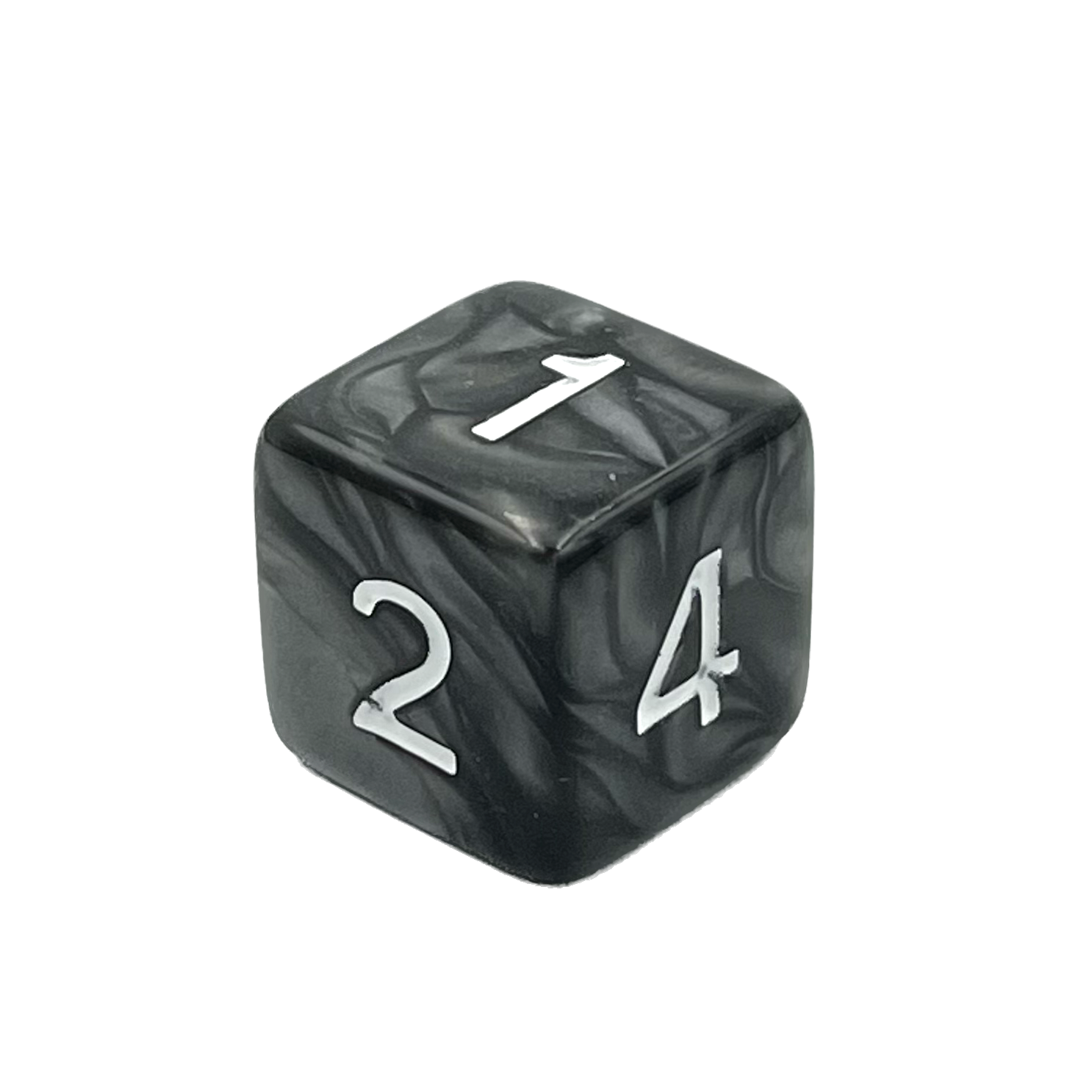 dice4friends-pearl-black-d6-w-rfel-schwarz-wei image 1