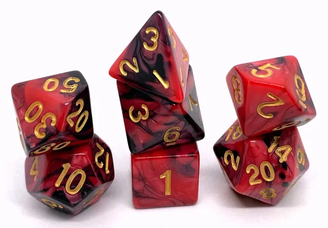 dice4friends-7-teiliges-rpg-w-rfelset-racing-redberry-7er-rot-schwarz image 1