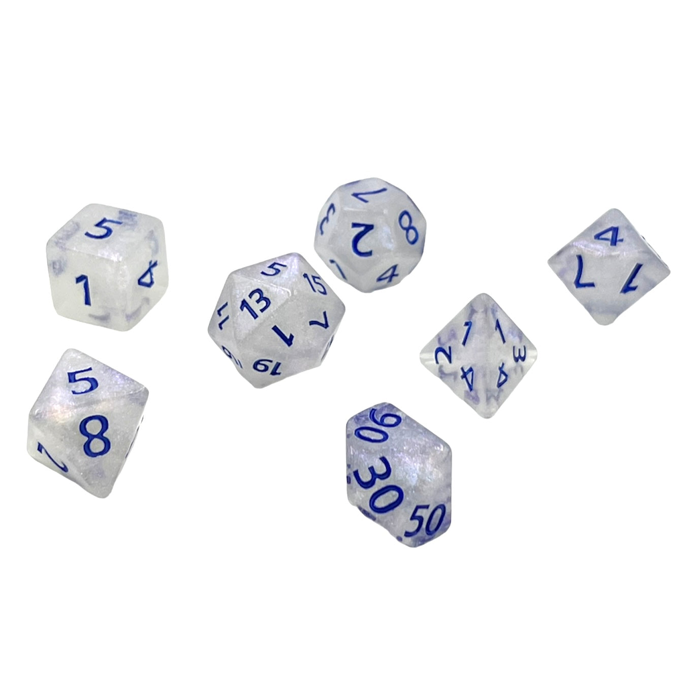 dice4friends-7-teiliges-rpg-w-rfelset-frosted-polar-crush-glitzer image 3