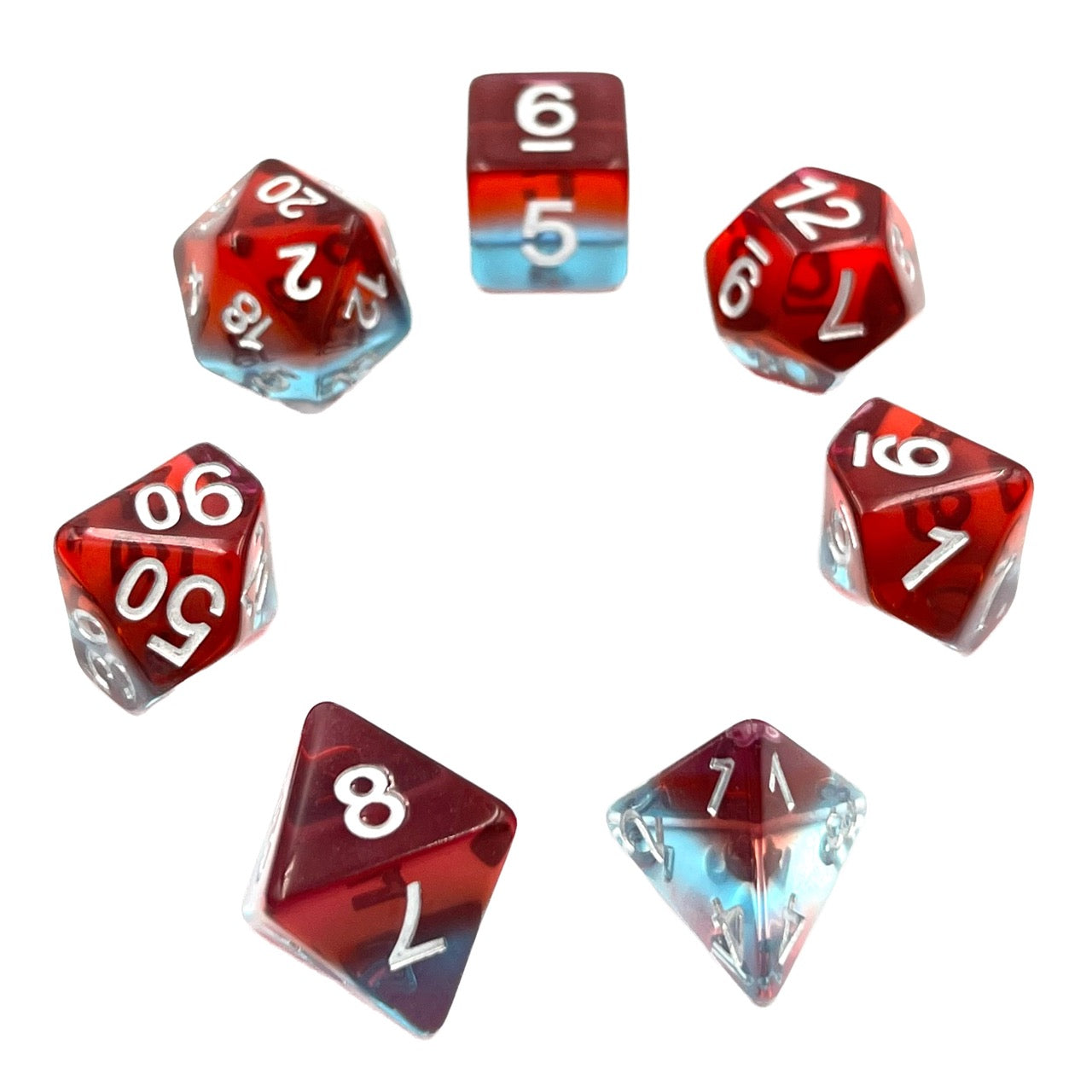 dice4friends-transparent-savanna-sunrise-w-rfelset-7-teilig image 2