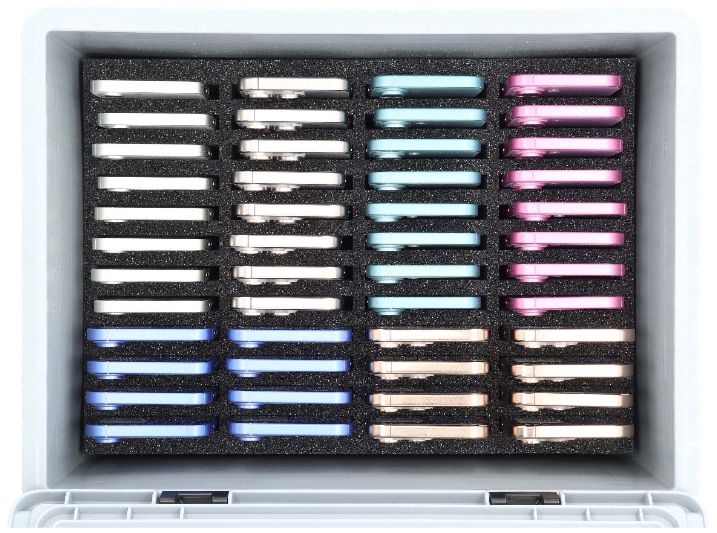 feldherr-euro-box-handy-hotel-48-smartphones-schaumstoff image 3