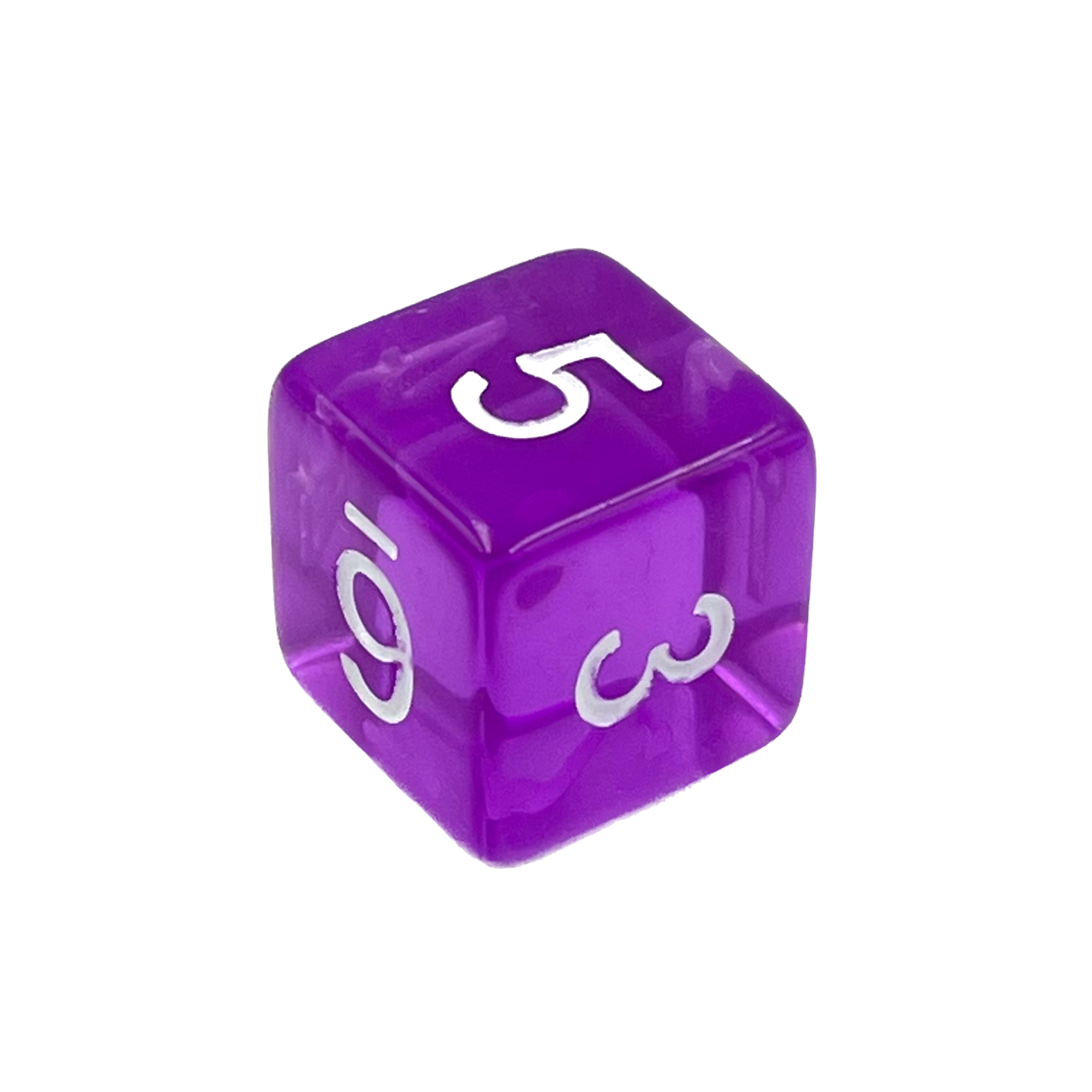 dice4friends-d6-augenw-rfel-transparent-purple-w6-einzelw-rfel image 1