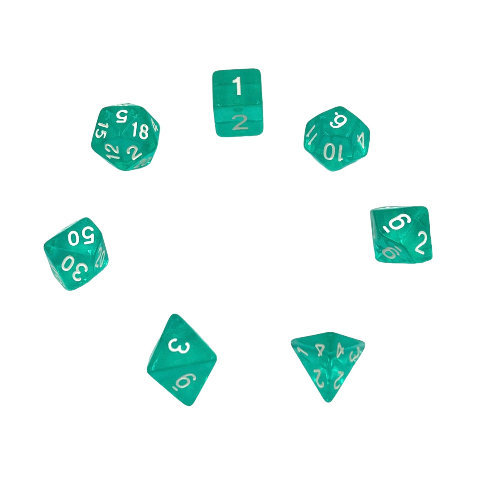 dice4friends-rpg-w-rfelset-7-teilig-transparent-ice-mint image 3
