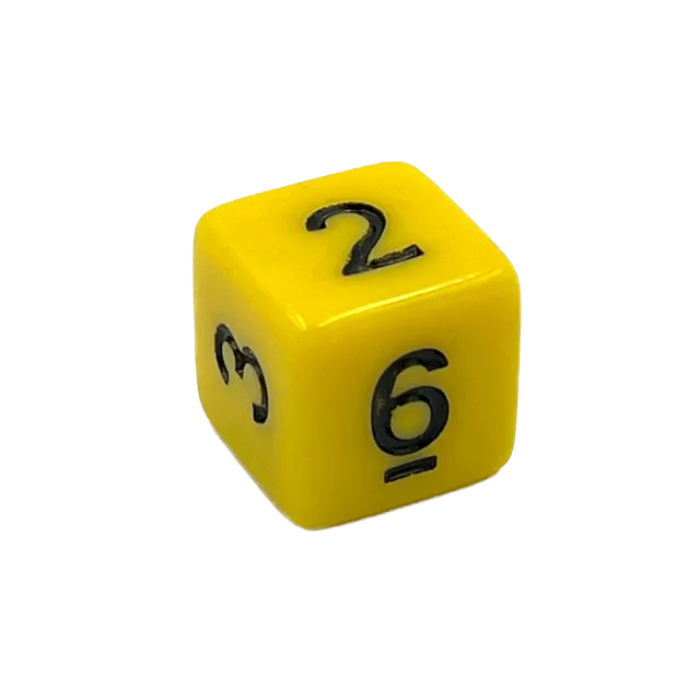 dice4friends-d6-augenw-rfel-sets-d6-w-rfel-gelb-w6-acryl image 1