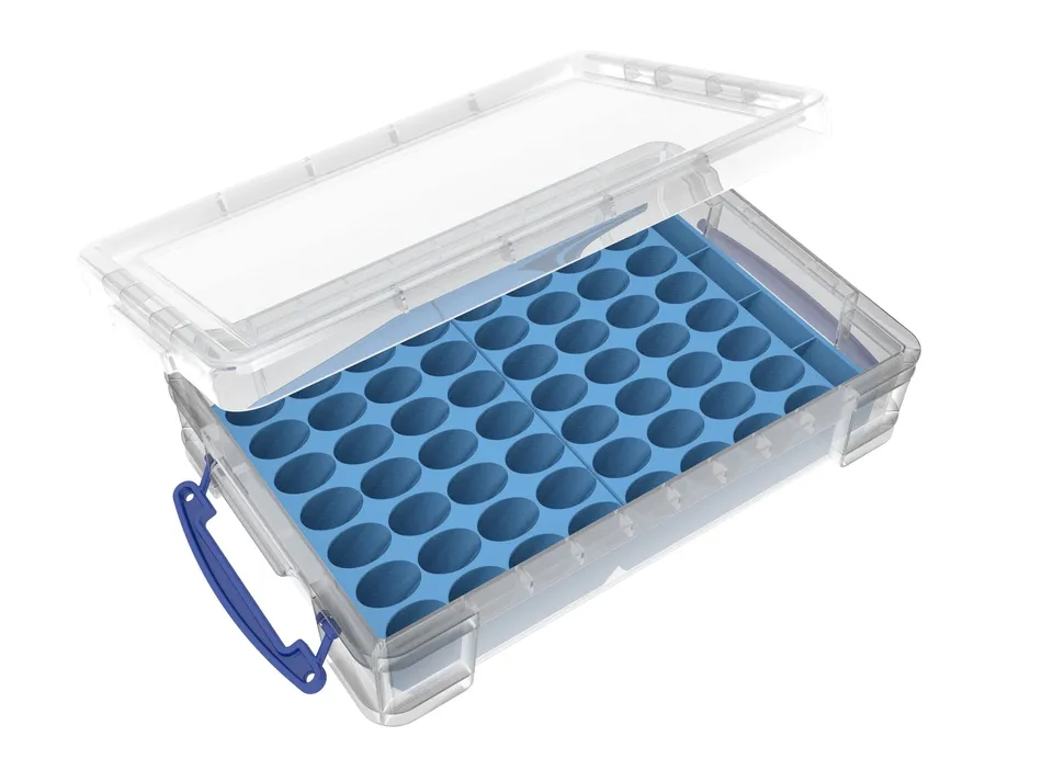 feldherr-accessories-paint-rack-4l-box-56-flaschen-grau image 1