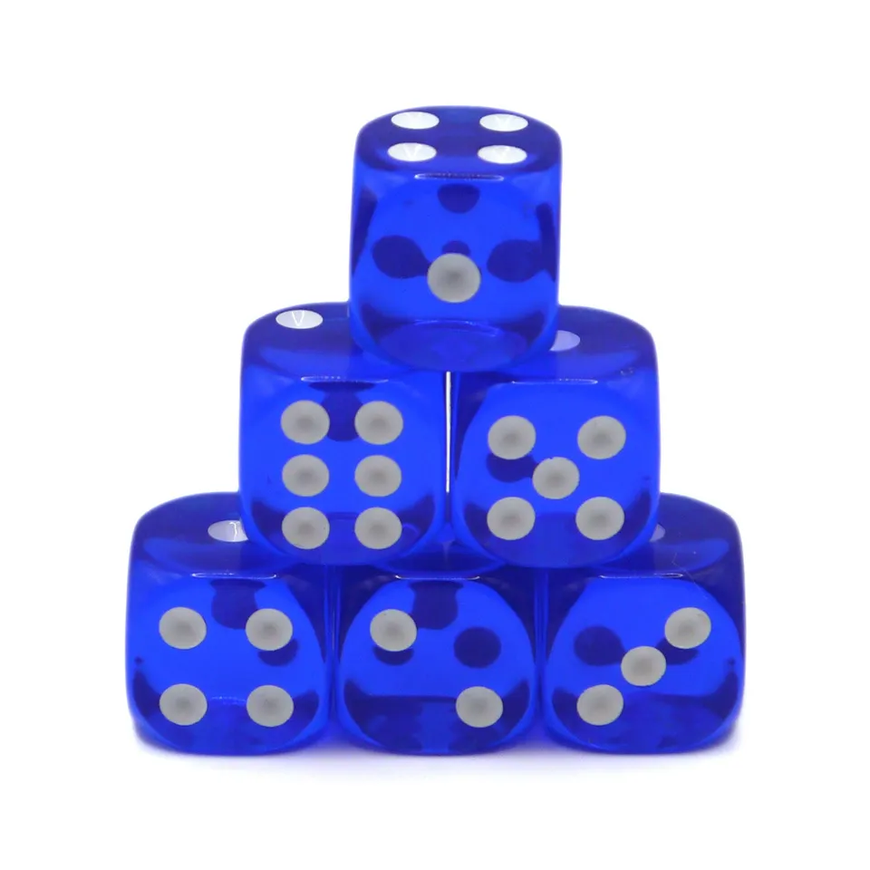 dice4friends-d6-dark-blue-transparentes-augenw-rfel-set-6er image 1