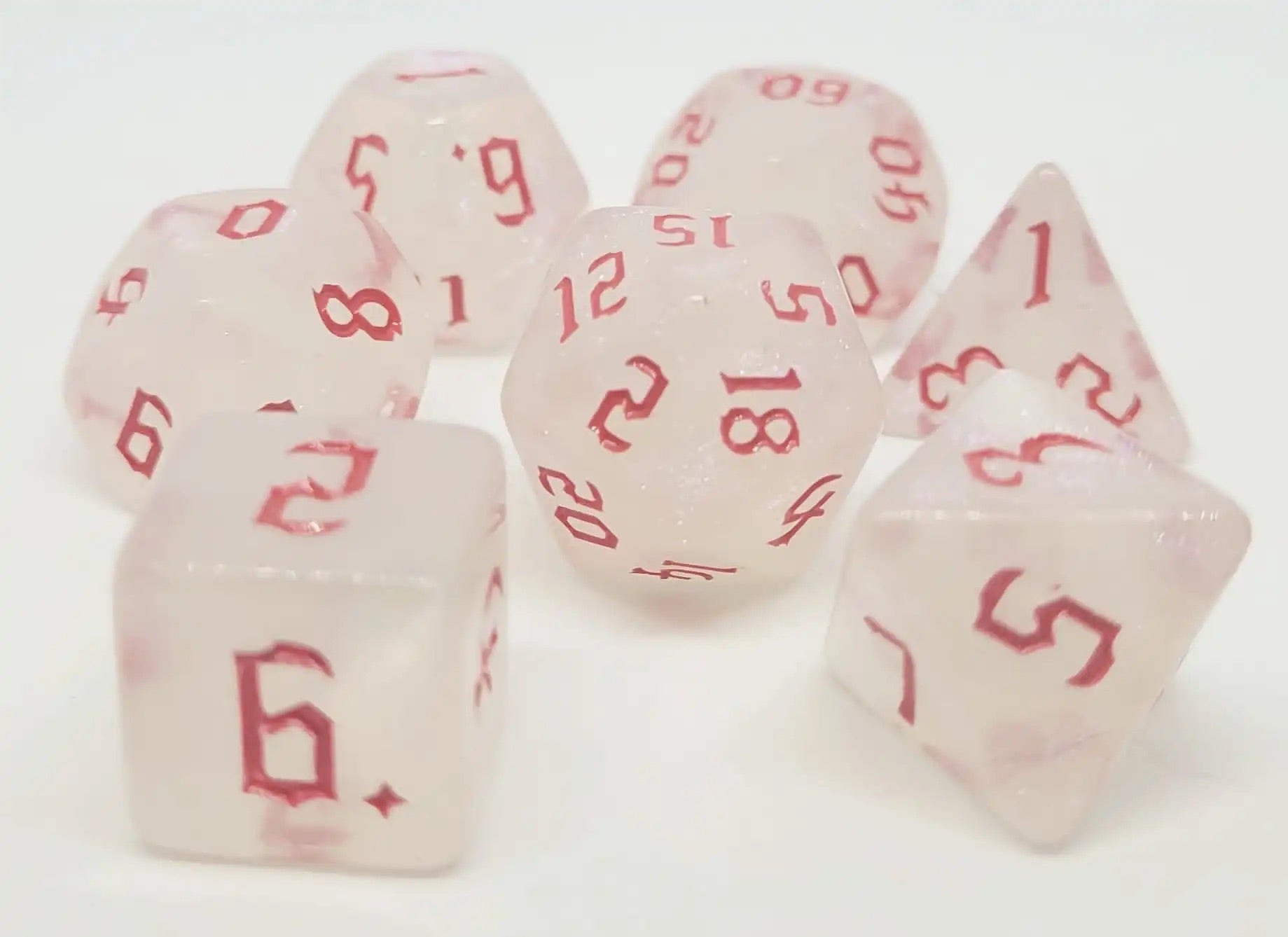 dice4friends-galaxy-milky-shine-red-w-rfelset-7-teilig image 1