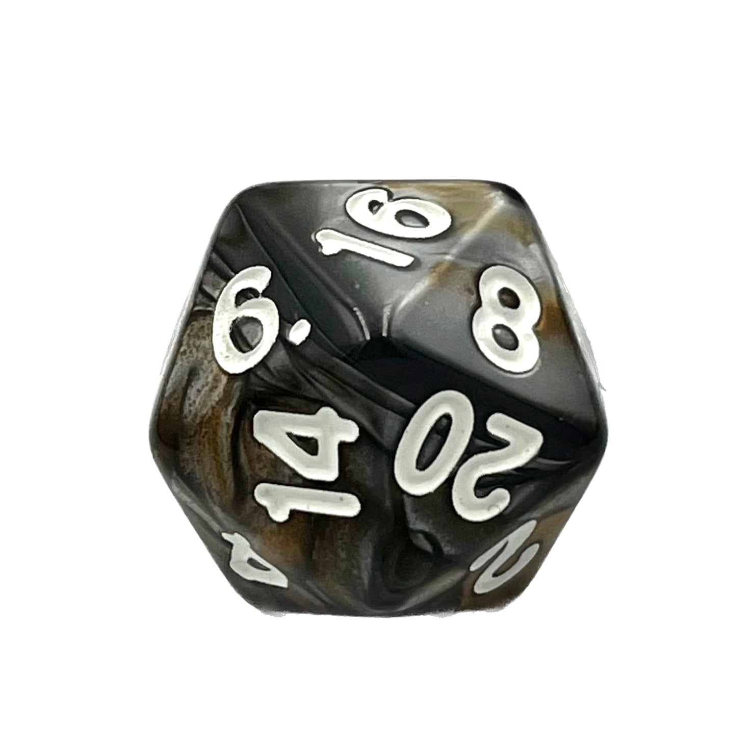 dice4friends-d20-w-rfel-rusty-gold-einzelw-rfel-20-seitig image 1