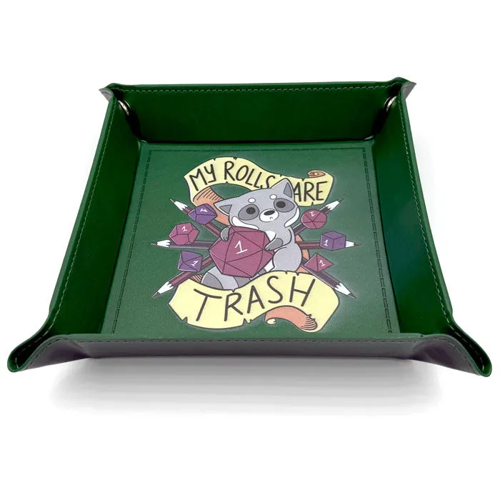 dice4friends-accessoires-w-rfelschale-raccoon-dunkelgr-n-pu image 1