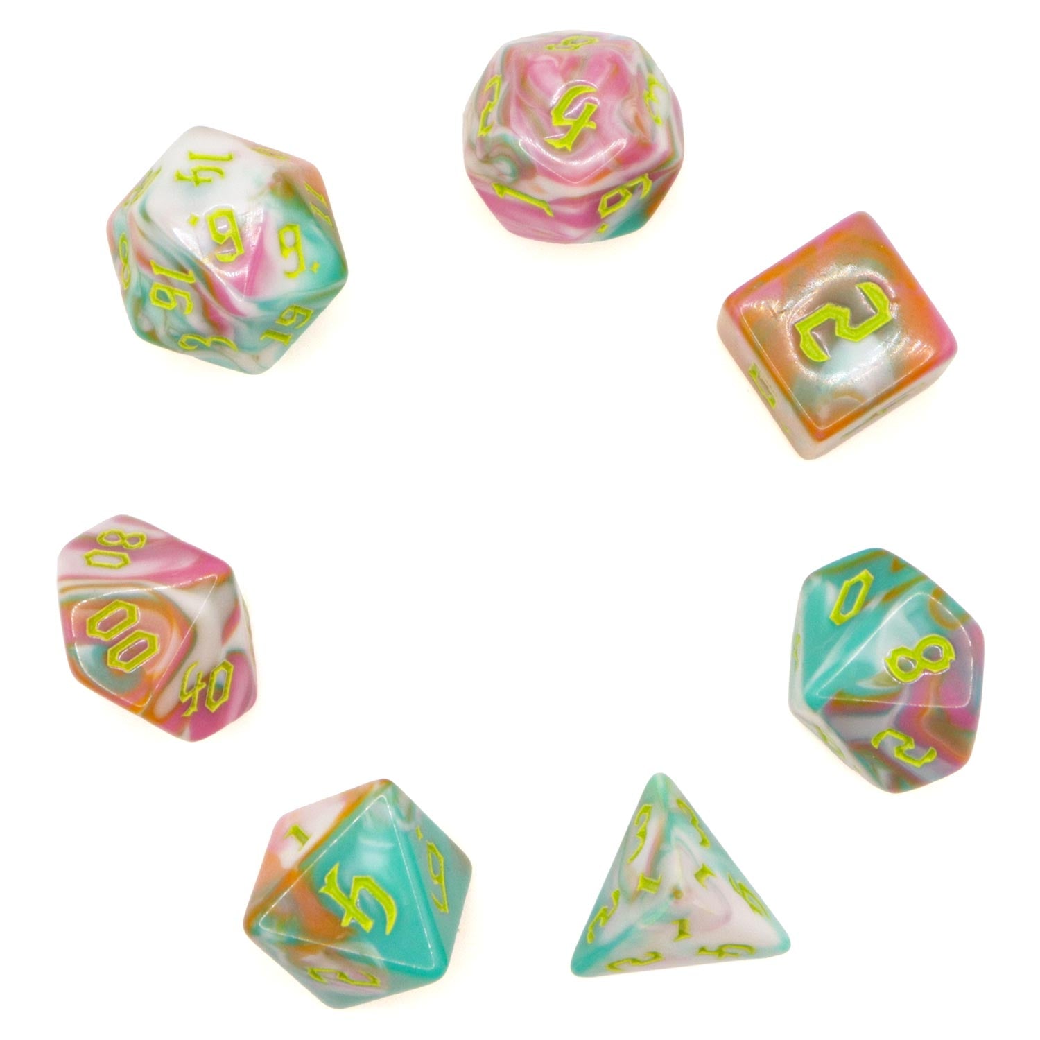 dice4friends-rpg-w-rfelset-runic-mehrfarbig-7-teilig image 2