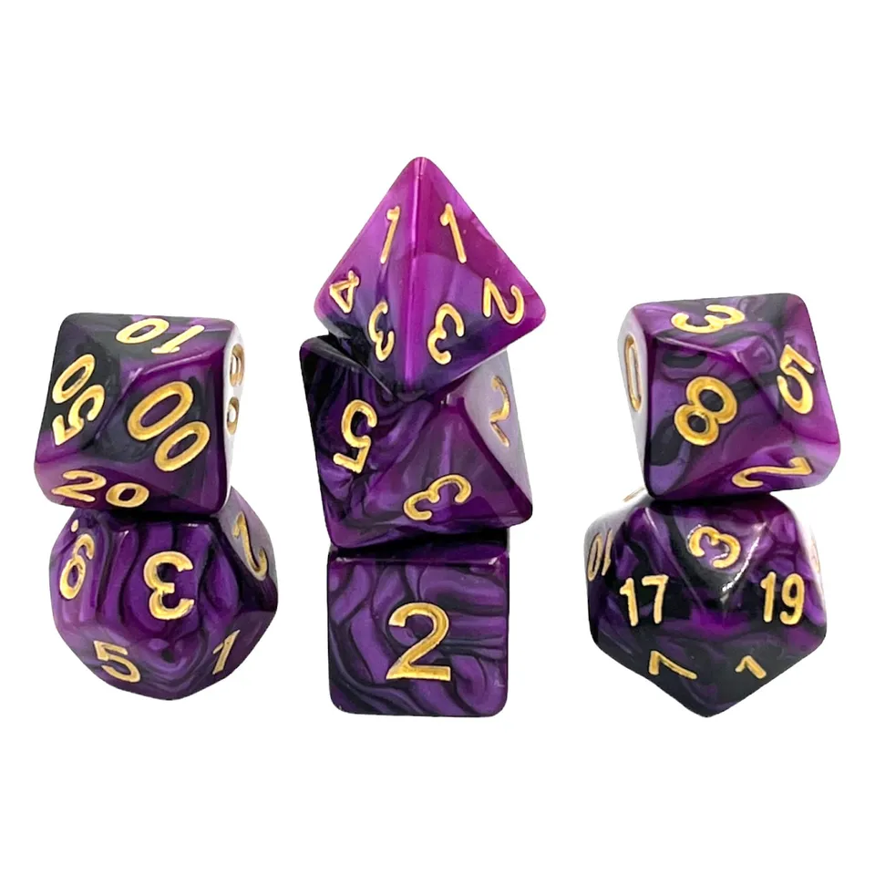 dice4friends-rpg-w-rfelset-7-teilig-racing-black-purple-lila image 1