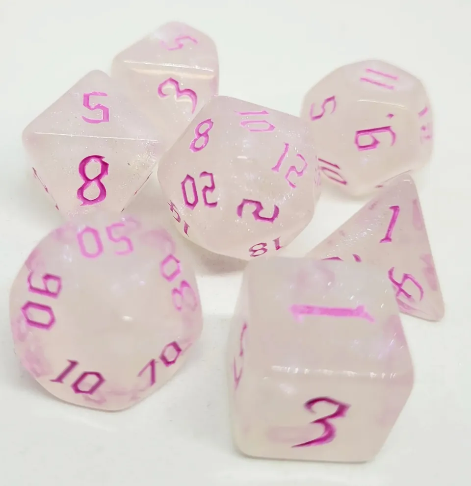 dice4friends-rpg-w-rfelset-galaxy-milky-shine-pink-7er image 1