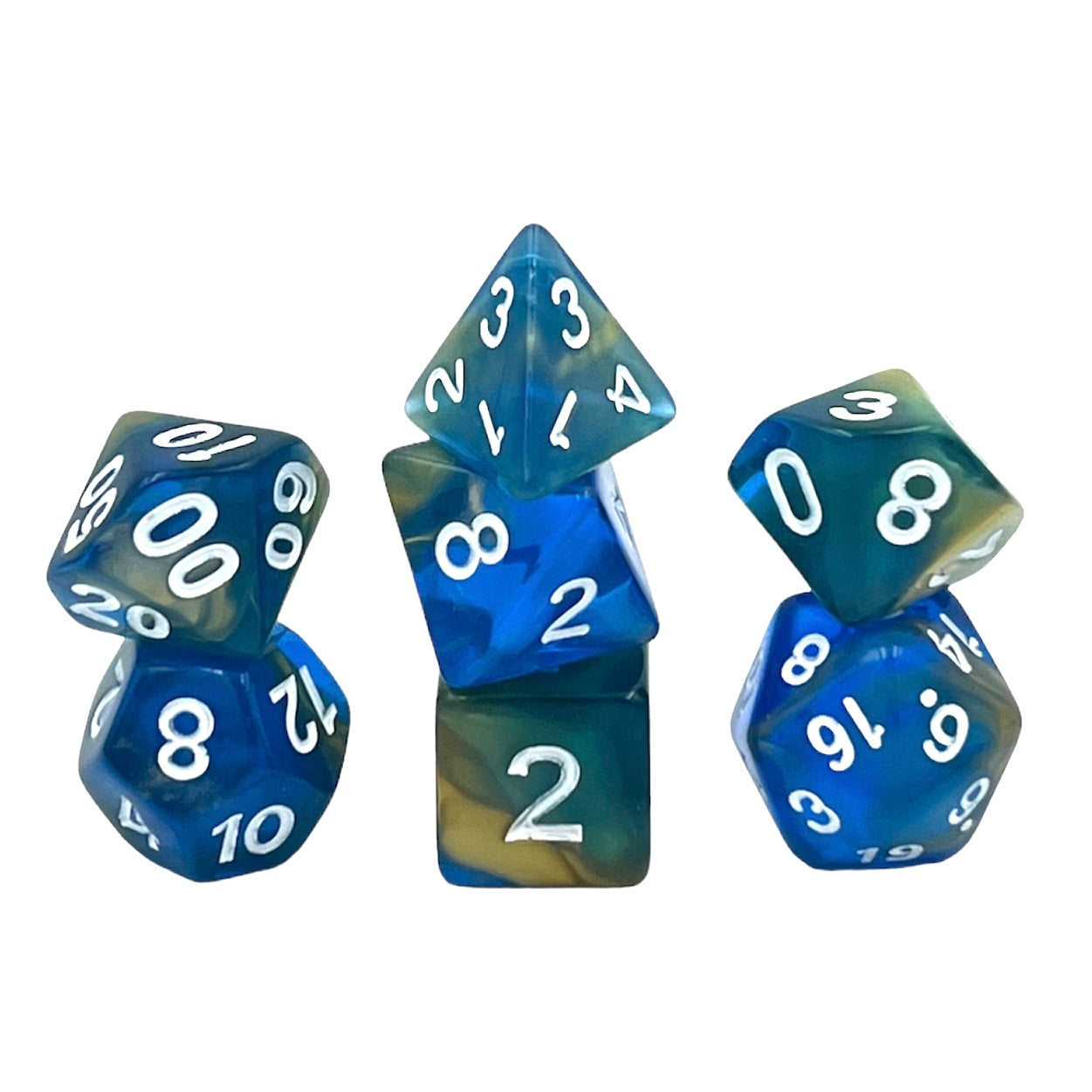 dice4friends-7-teiliges-rpg-w-rfelset-starry-night-mehrfarbig-w-rfel image 1