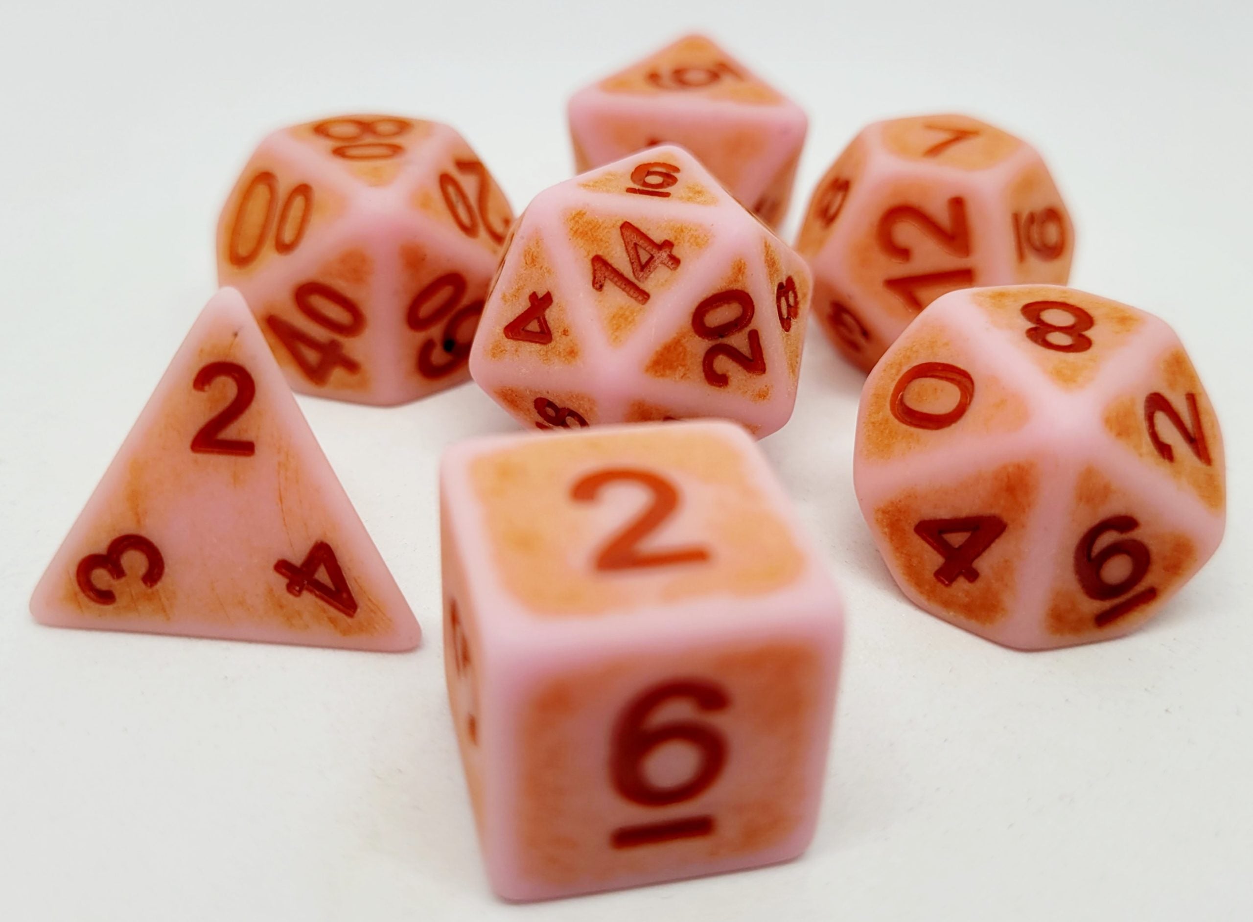 dice4friends-ancient-w-rfelset-rosy-cheeks-rosa-orange-7-teilig image 3