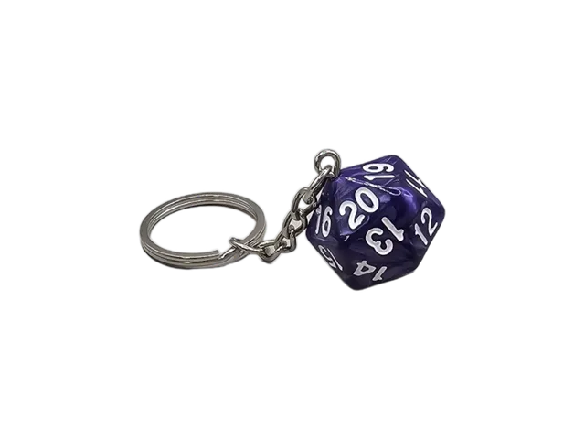 dice4friends-d20-spindown-keychain-purple-anh-nger-lila image 1