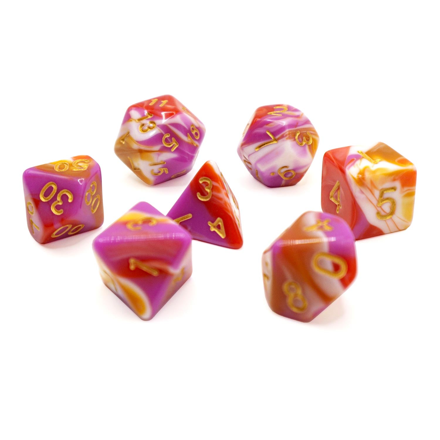 dice4friends-gini-w-rfelset-7-teilig-pink-orange-wei image 2