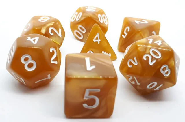 dice4friends-rpg-w-rfelset-pearl-toffee-7-teilig-braun image 1