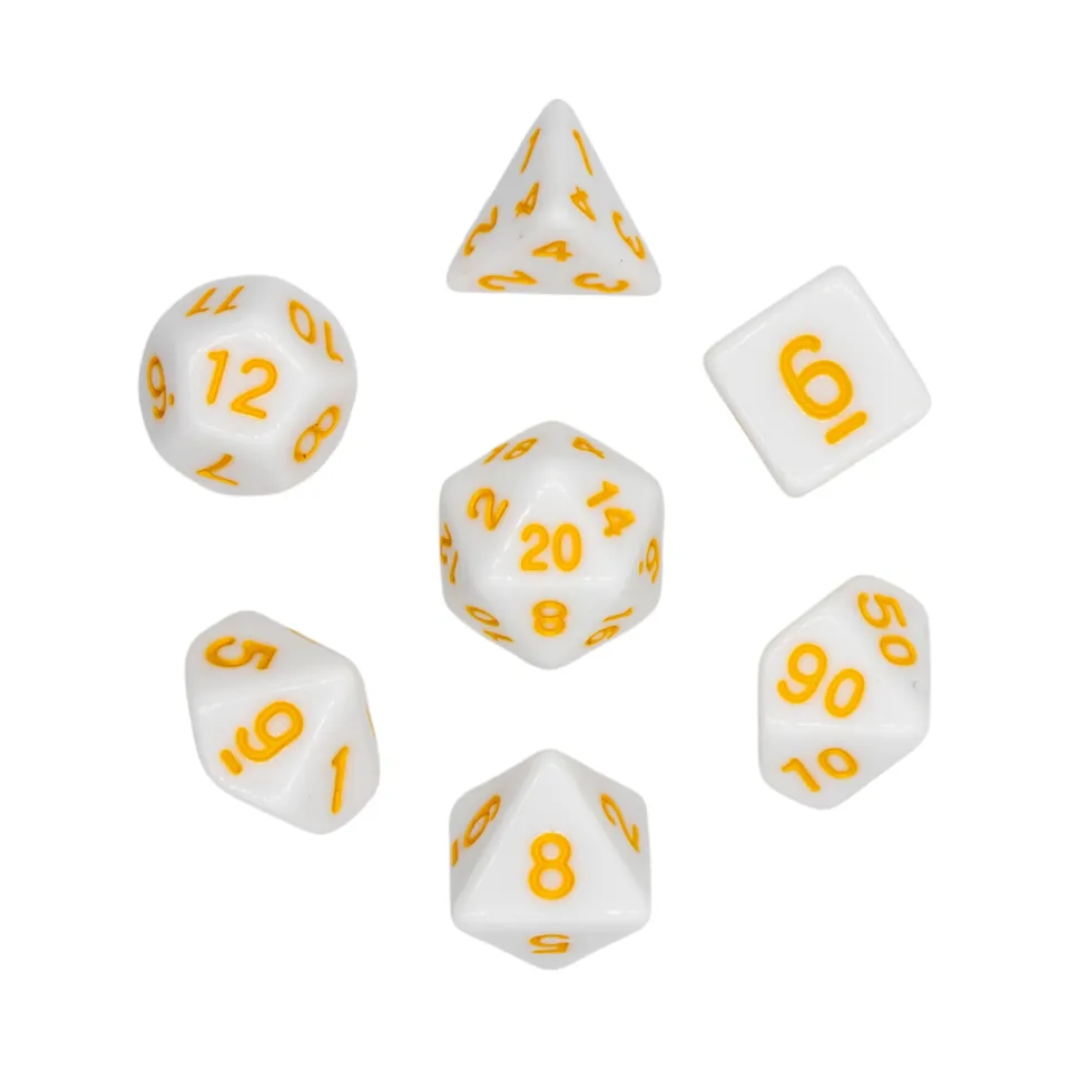 dice4friends-7-teiliges-rpg-w-rfelset-opaque-marshmellow-yellow image 1