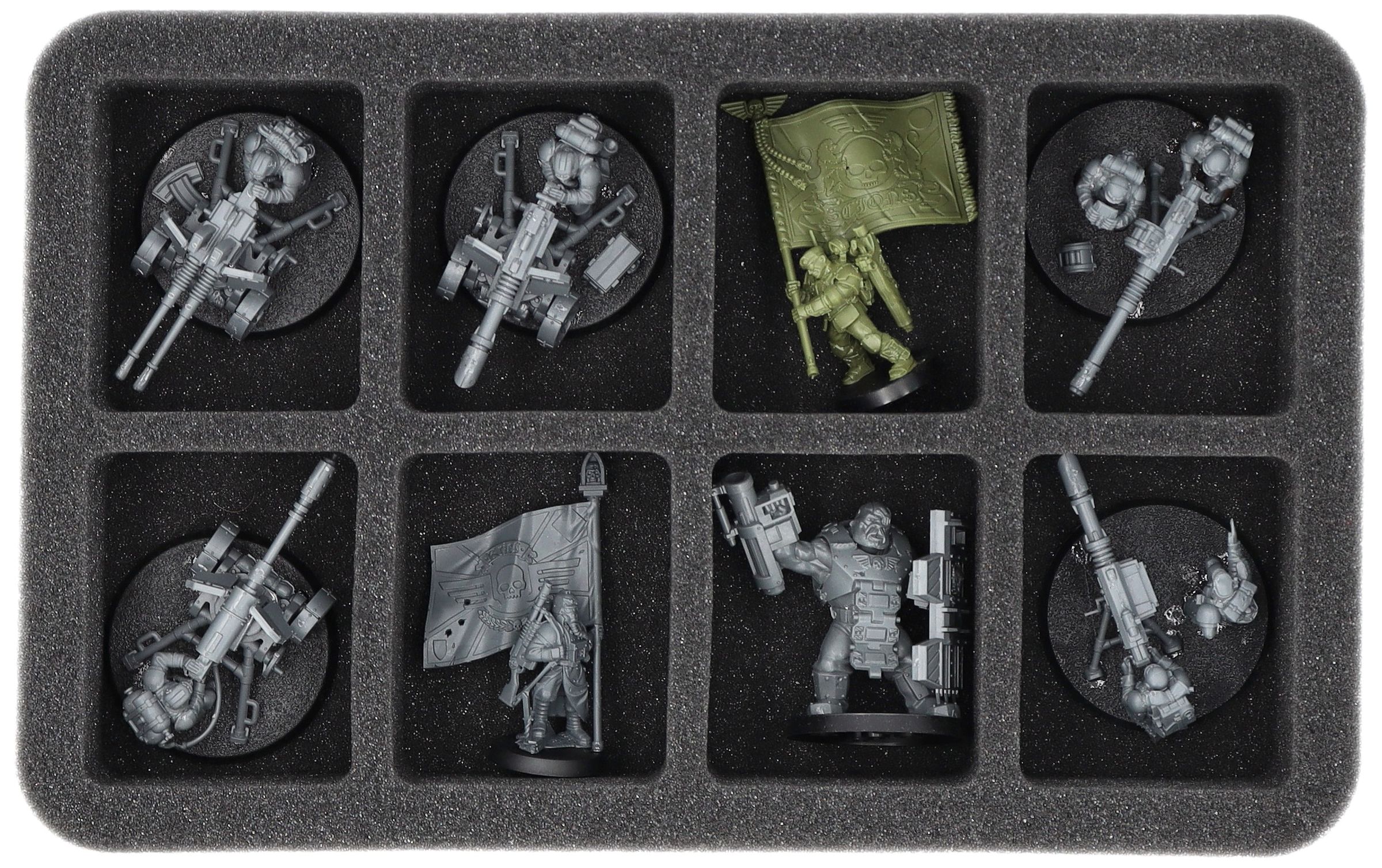 feldherr-hs050a168-foam-tray-astra-militarum-8-f-cher-50mm image 2