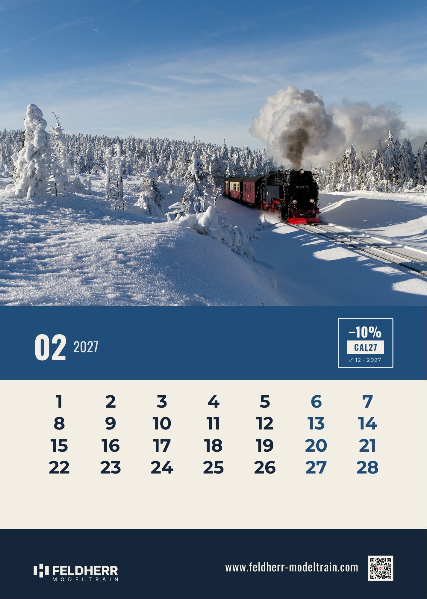 feldherr-accessories-modeltrain-a4-kalender-2027-eisenbahn-12-bilder image 3