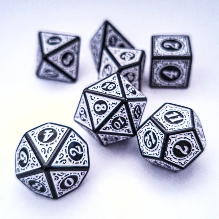 drawlab-rpg-dice-sets-white-quest-w-rfel-7er-set image 1