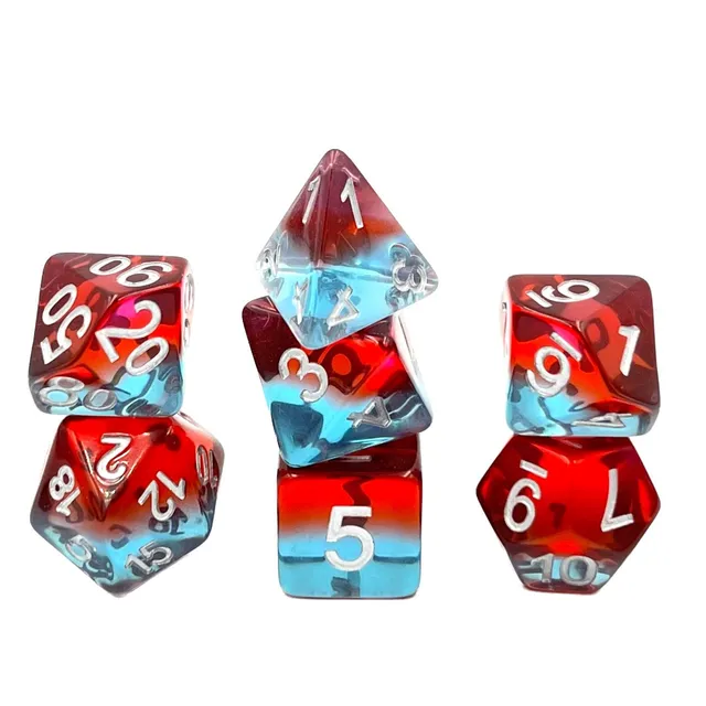 dice4friends-transparent-savanna-sunrise-w-rfelset-7-teilig image 1