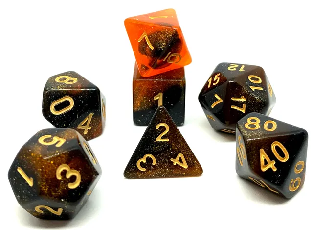 dice4friends-rpg-w-rfel-galaxy-amber-7-teiliges-set image 1