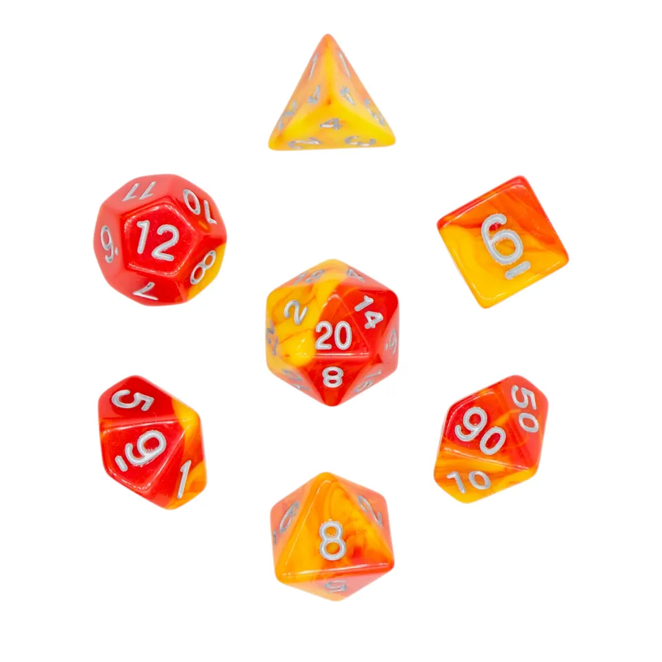 dice4friends-rpg-w-rfelset-orange-joker-w-rfel-7-teilig-orange image 1