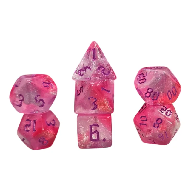dice4friends-rpg-w-rfelset-galaxy-raspberry-7-teilig-glitzer image 1