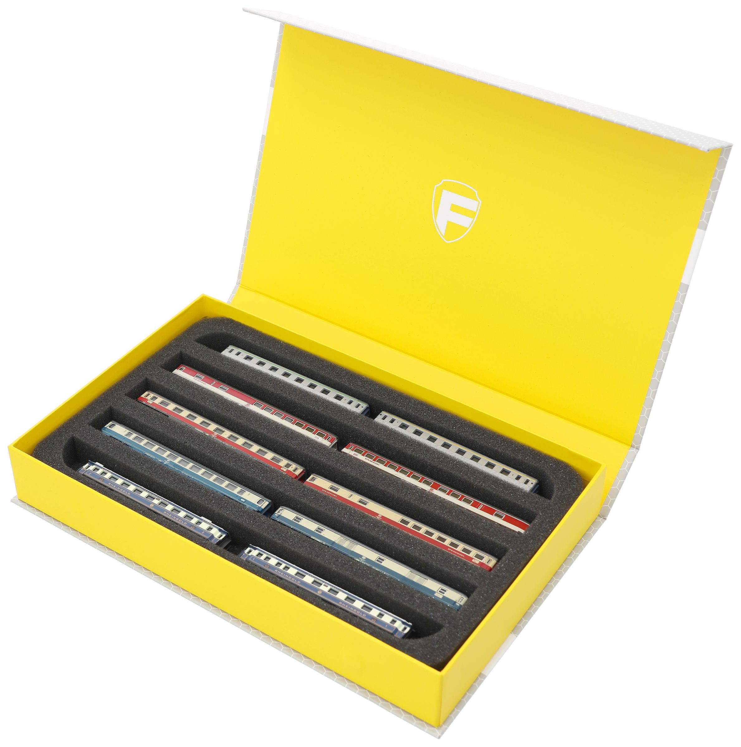 feldherr-model-train-magnetic-box-z-spur-liegend-5-f-cher-gelb image 6