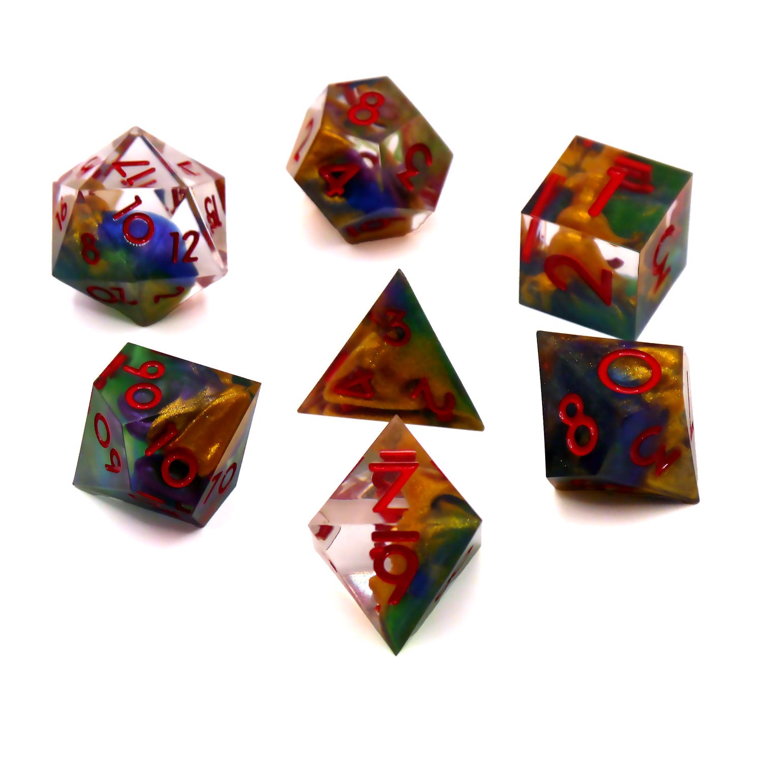 dice4friends-mehrfarbig-w-rfelset-stardust-magic-w-rfel-7-teilig image 2
