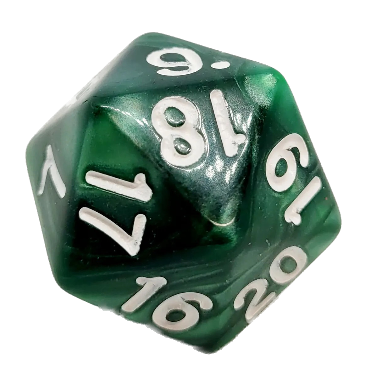dice4friends-sonderw-rfel-spindown-d20-green-25mm-wei image 1