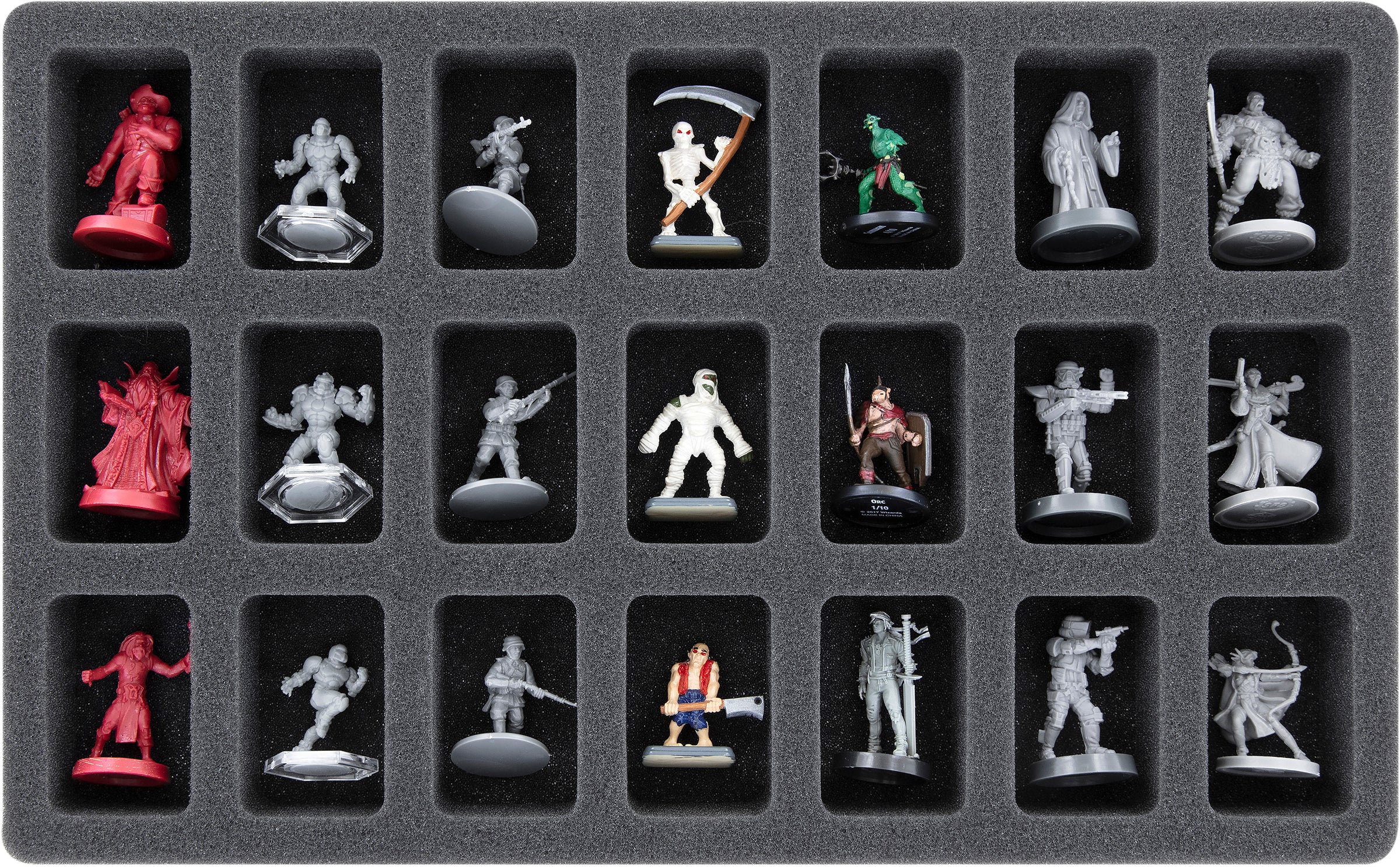 feldherr-ig035a001-schaumstoffeinlage-21-miniaturen-25-mm image 1